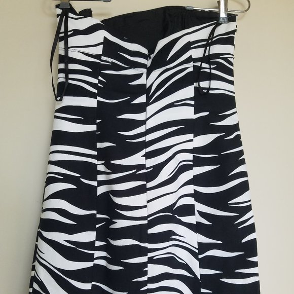 Michael Kors black and white zebra print Dress - Picture 3 of 6
